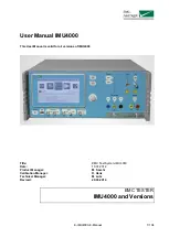 Предварительный просмотр 1 страницы EMC-PARTNER IMU4000 User Manual