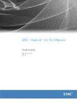 Preview for 1 page of EMC Avamar 6.1 User Manual