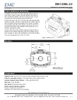 Предварительный просмотр 1 страницы EMC EMC-DMA-2.0 Installation & Operating Instructions