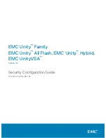 Предварительный просмотр 1 страницы EMC EMC Unity All Flash Security Configuration Manual