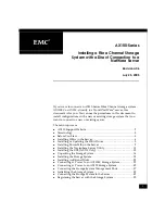 EMC2 AX100 Series Manual preview