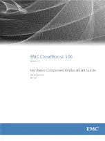 EMC2 CloudBoost 100 Hardware Component Replacement Manual preview