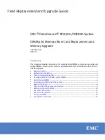 EMC2 Data Domain DD9500 Field Replacement Unit Manual preview