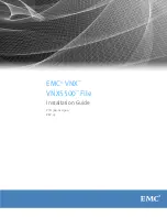 Предварительный просмотр 1 страницы EMC2 VNX5500 Installation Manual