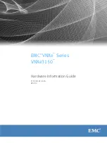 EMC2 VNXe3150 Hardware Information Manual preview