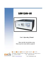 EMCIS LN2-16 User'S Operating Manual предпросмотр