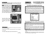 Предварительный просмотр 8 страницы Emco A1100 Series Assembly And Installation Instructions Manual