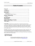 Preview for 2 page of Emcore 5021T Installation Manual