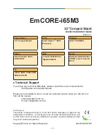 Emcore i65M3 Quick Installation Manual preview