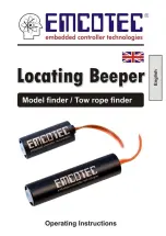 Предварительный просмотр 1 страницы Emcotec Locating Beeper Operating Instructions Manual