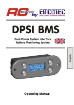 Emcotec RC Electronic DPSI BMS Operating Manual предпросмотр