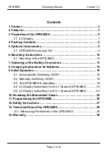 Предварительный просмотр 2 страницы Emcotec RC Electronic DPSI BMS Operating Manual