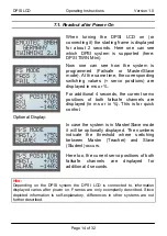 Preview for 14 page of Emcotec RC Electronic DPSI LCD Operating Instructions Manual