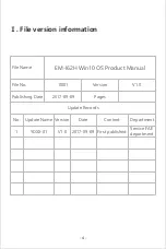 Preview for 4 page of Emdoor EM-I62H Product Manual