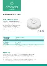 emerald alarms EP-RANG-1 User Manual preview