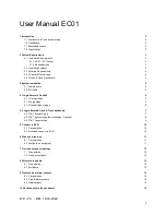 Preview for 2 page of Emerald Circuit EC01 Manual