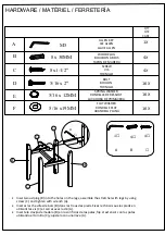 Предварительный просмотр 3 страницы Emerald Home Furnishings Bainbridge 1325642 Assembly Instructions