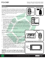 Предварительный просмотр 5 страницы Emerald FC-CH21 Manual