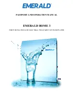 Emerald Home 3 Passport And Operation Manual предпросмотр