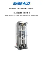 Предварительный просмотр 1 страницы Emerald Home 4 Passport And Operaton Manual