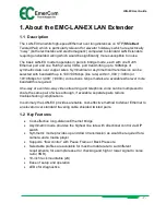 Preview for 7 page of EmerCom Technologies LAN-EX Series User Manual