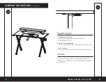 Предварительный просмотр 9 страницы Emerge VIZON GAMING DESK 59260 Instruction Manual