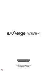 Предварительный просмотр 1 страницы Emerge wave-1 Important Product Information