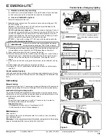 Предварительный просмотр 2 страницы Emergi-Lite Provider Series Manual