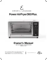 Emeril Lagasse POWER AIRFRYER 360 PLUS Owner'S Manual предпросмотр