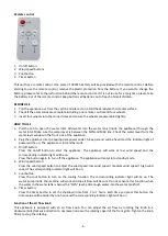 Предварительный просмотр 7 страницы emerio AC-124411 Instruction Manual