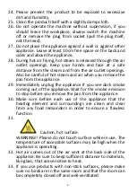 Предварительный просмотр 5 страницы emerio AF-125150.2 Instruction Manual