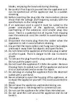 Предварительный просмотр 4 страницы emerio BL-124459.5 Instruction Manual