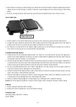 Предварительный просмотр 7 страницы emerio CG-109898.1 Instruction Manual