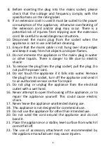 Предварительный просмотр 9 страницы emerio CG-110291.1 Instruction Manual