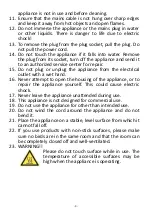 Предварительный просмотр 4 страницы emerio CHM-111701.2 Instruction Manual