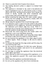 Предварительный просмотр 4 страницы emerio HPS-121313 Instruction Manual