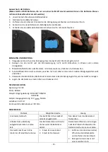 Предварительный просмотр 14 страницы emerio RVC-120592.1 Instruction Manual