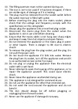 Предварительный просмотр 13 страницы emerio SI-113087.1 Instruction Manual