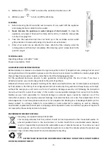 Preview for 7 page of emerio TFN-111649 Instruction Manual