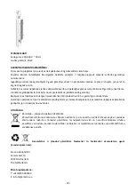 Предварительный просмотр 21 страницы emerio TFN-114569.5 Instruction Manual