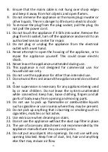 Предварительный просмотр 10 страницы emerio UVE-123109.4 Instruction Manual