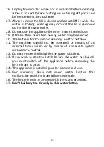 Preview for 11 page of emerio WK-111581.1 Instruction Manual