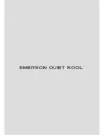 Preview for 24 page of Emerson Quiet Cool EARC15RE1 Owner'S Manual