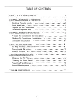 Preview for 2 page of Emerson Quiet Kool EARC5MD1H Owner'S Manual