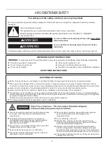 Preview for 3 page of Emerson Quiet Kool EARC5MD1H Owner'S Manual