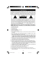 Preview for 2 page of Emerson Research CKD8300 Owner'S Manual