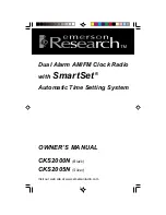 Preview for 1 page of Emerson Research CKS2000N Owner'S Manual