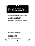 Emerson Research CKS2023 Owner'S Manual preview