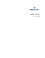 Preview for 3 page of Emerson 0037-7303A Installation And Operation Manual