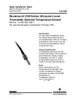 Preview for 1 page of Emerson 03100-0001-0001 Quick Installation Manual